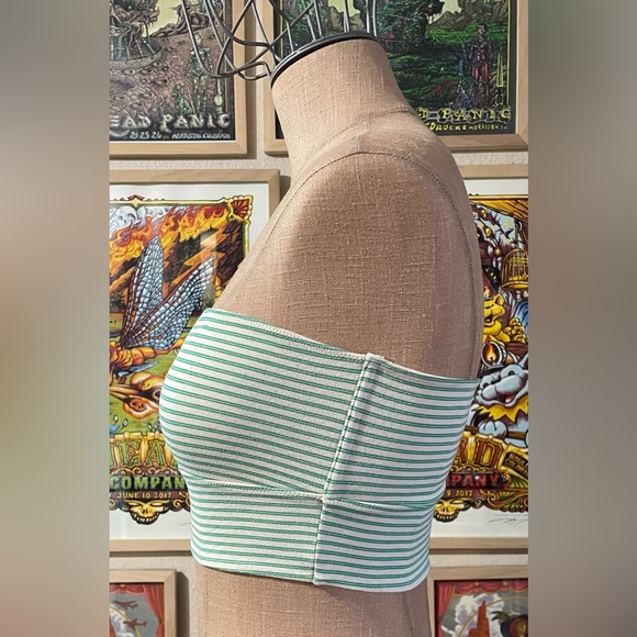 Free People striped bandeau size medium - Picture 2 of 6